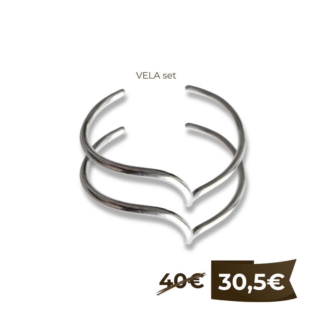 VELA cuffs' set