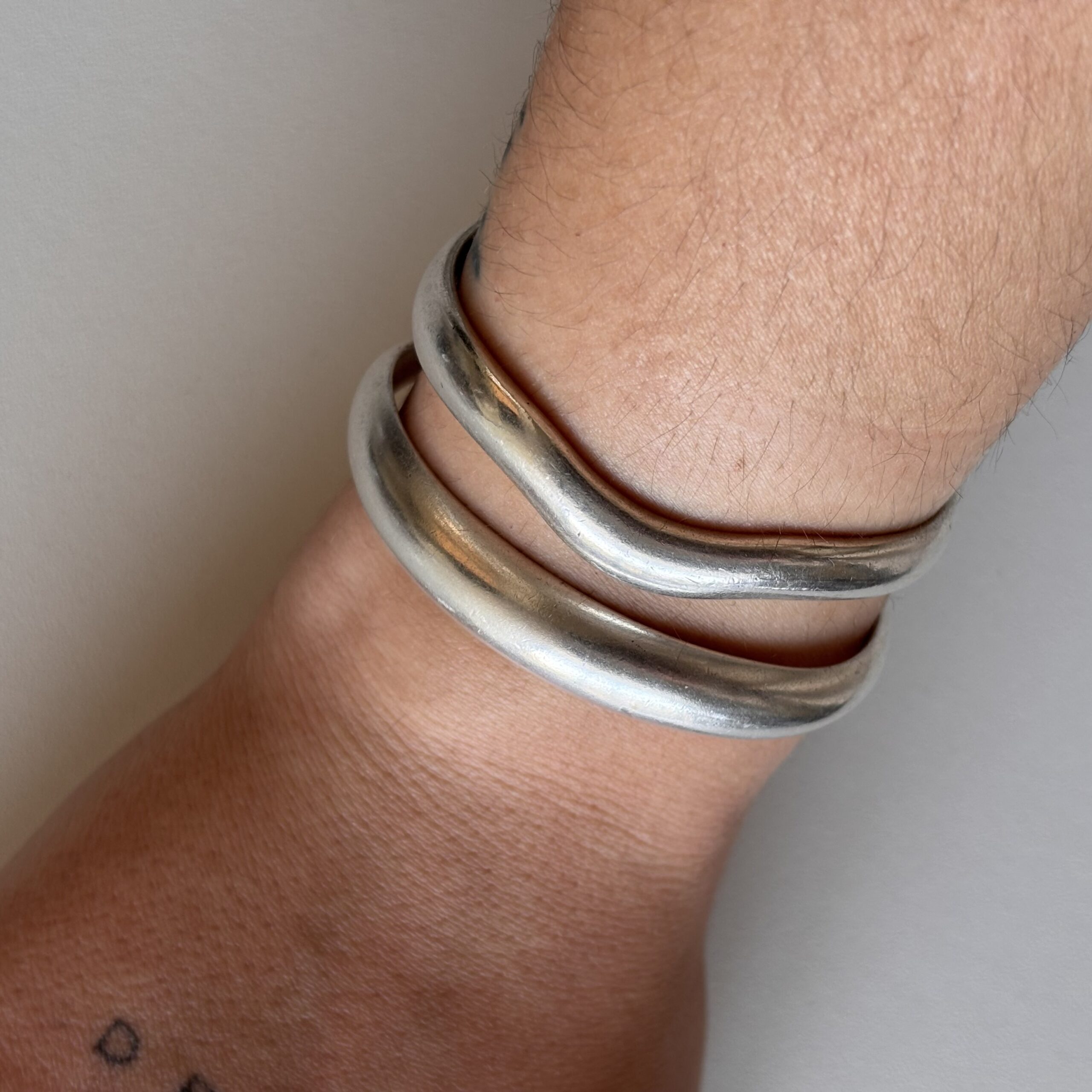 Minimal Silver Cuffs' set - Image 3