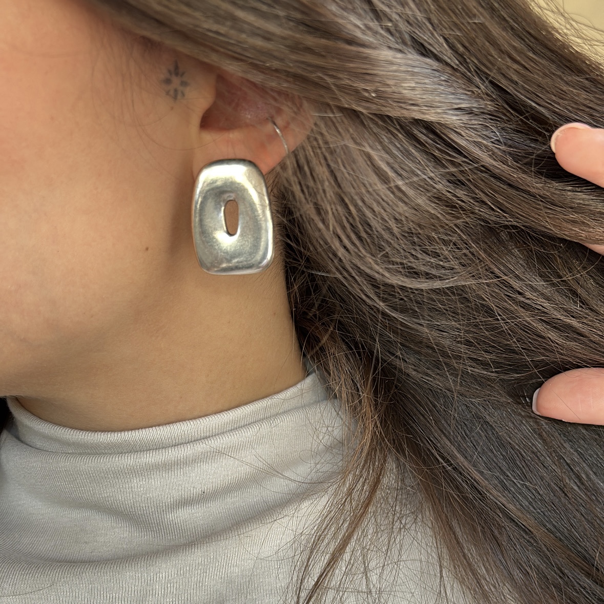 IVY silver earrings - Image 3