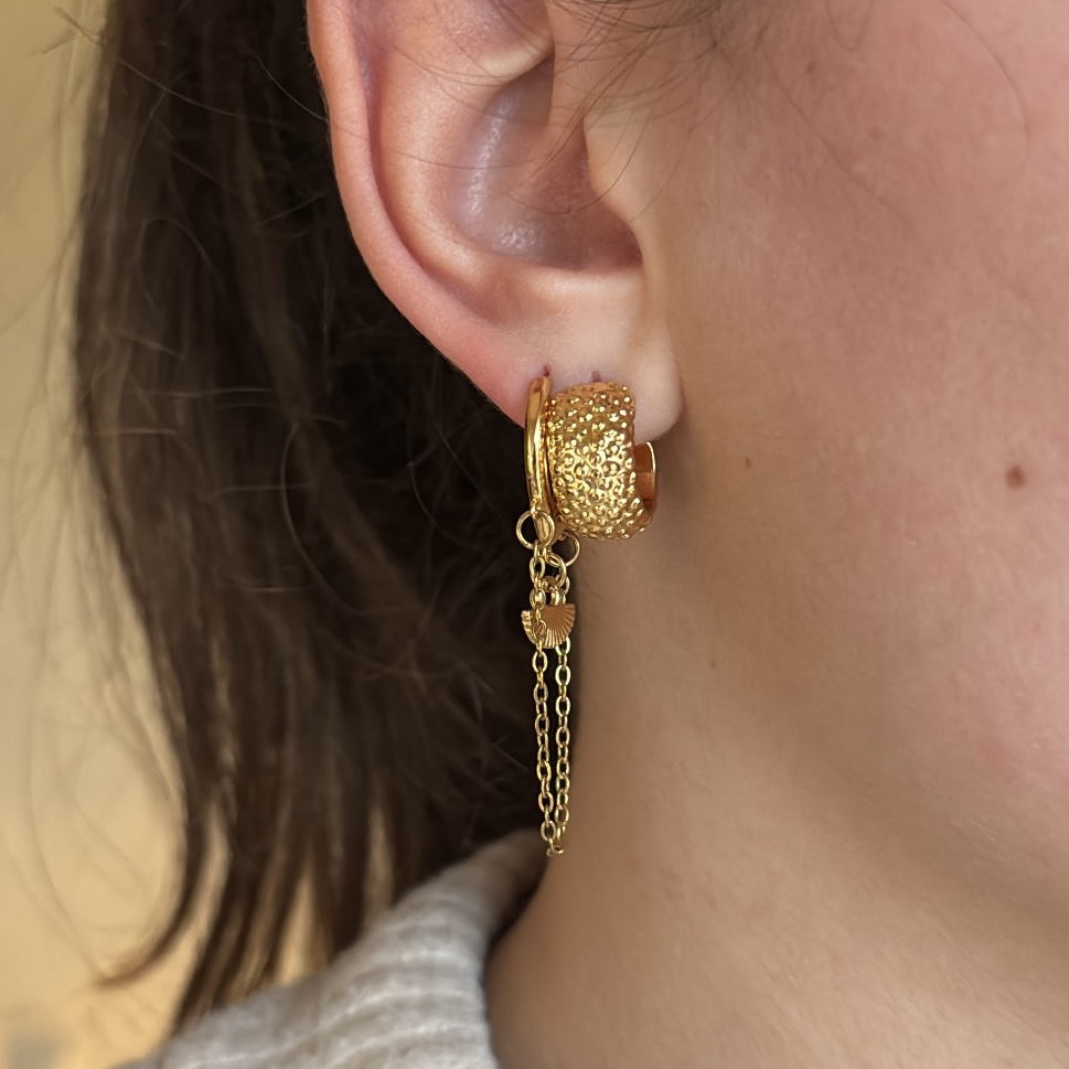 Alternative view of PINCH earrings