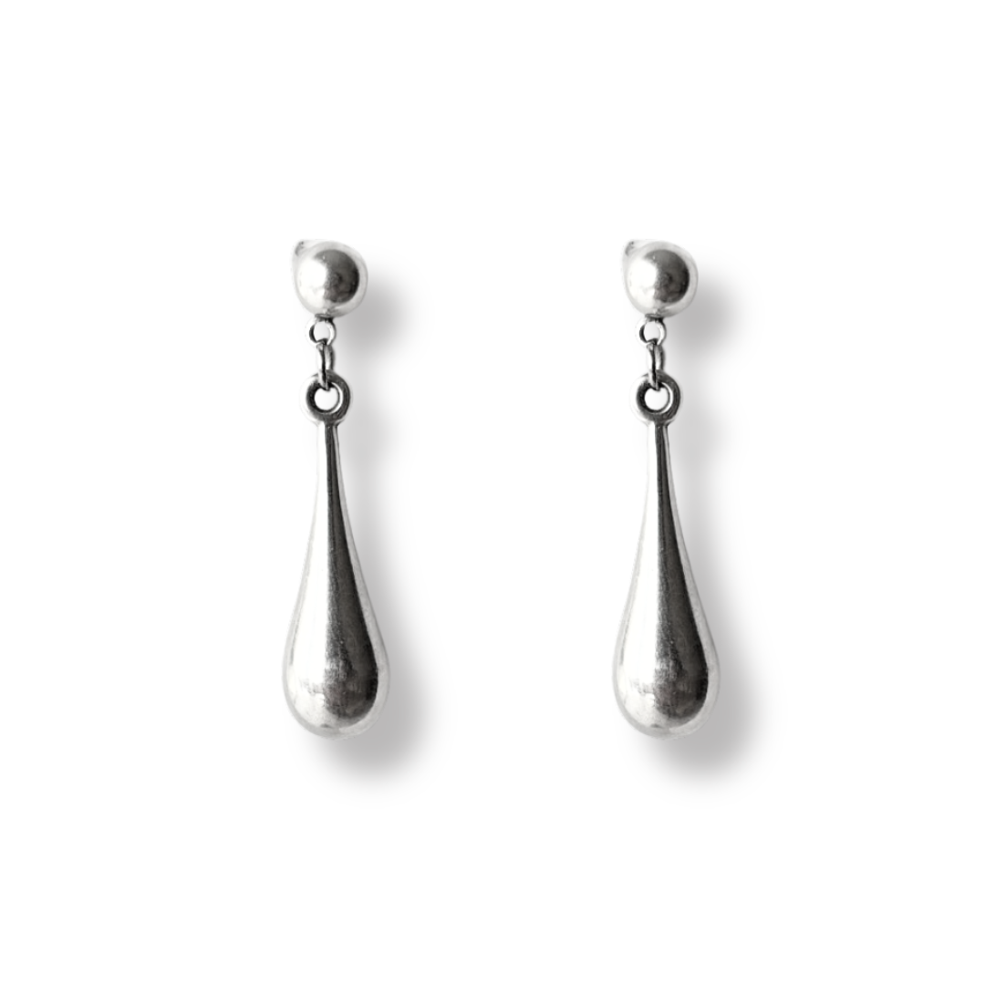 DROP II silver earrings