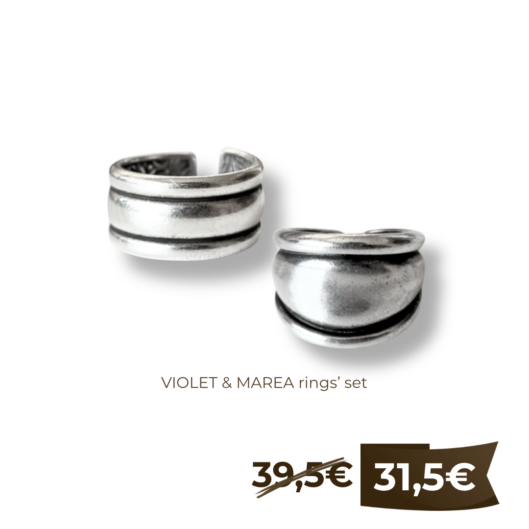 VIOLET & MAREA rings' set