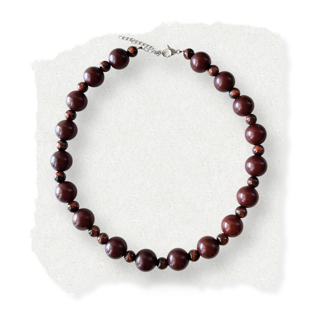 EMBER bead necklave