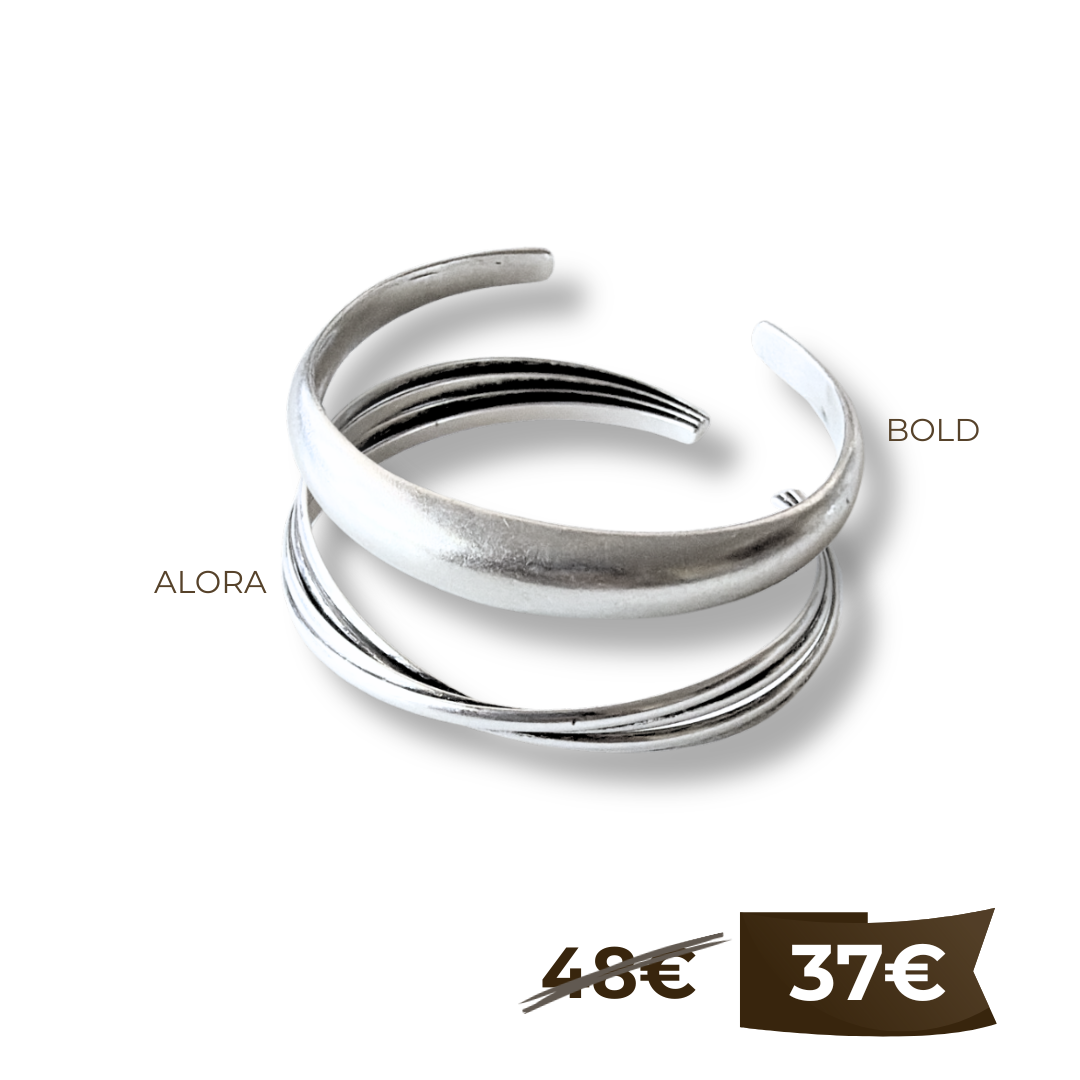 ALORA & BOLD cuffs' set