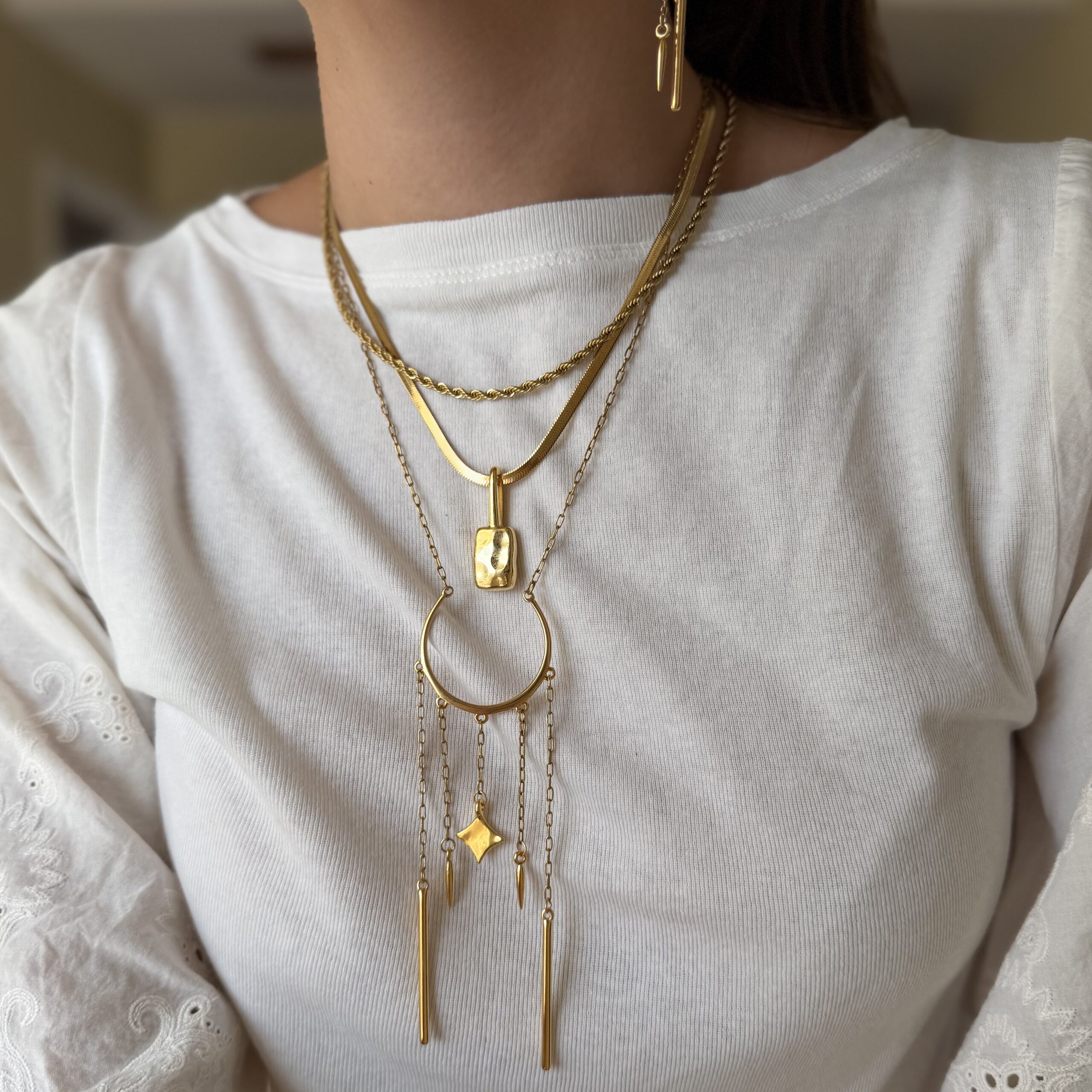 Alternative view of SHARD necklace
