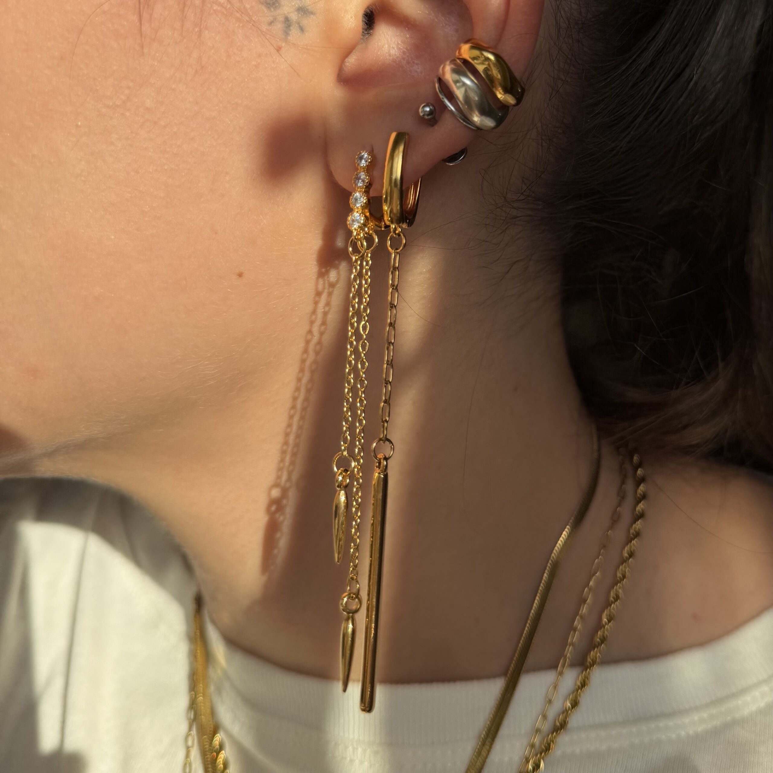Alternative view of FLARE earrings
