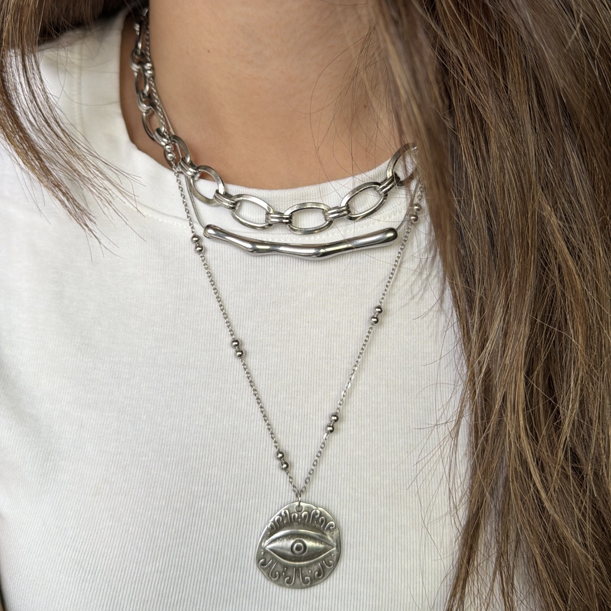 Alternative view of BAR necklace